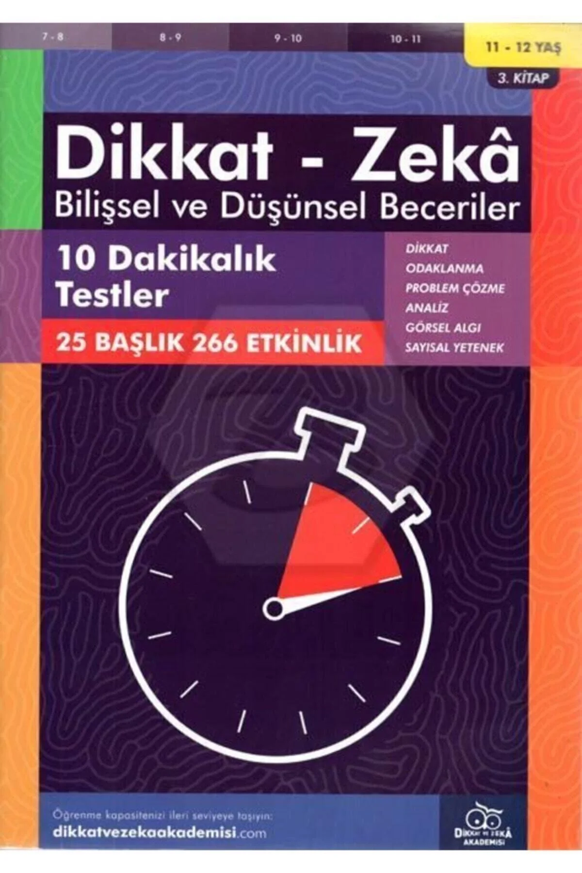 Dikkat Zeka 3.Kitap 10 Dakikalık Testler