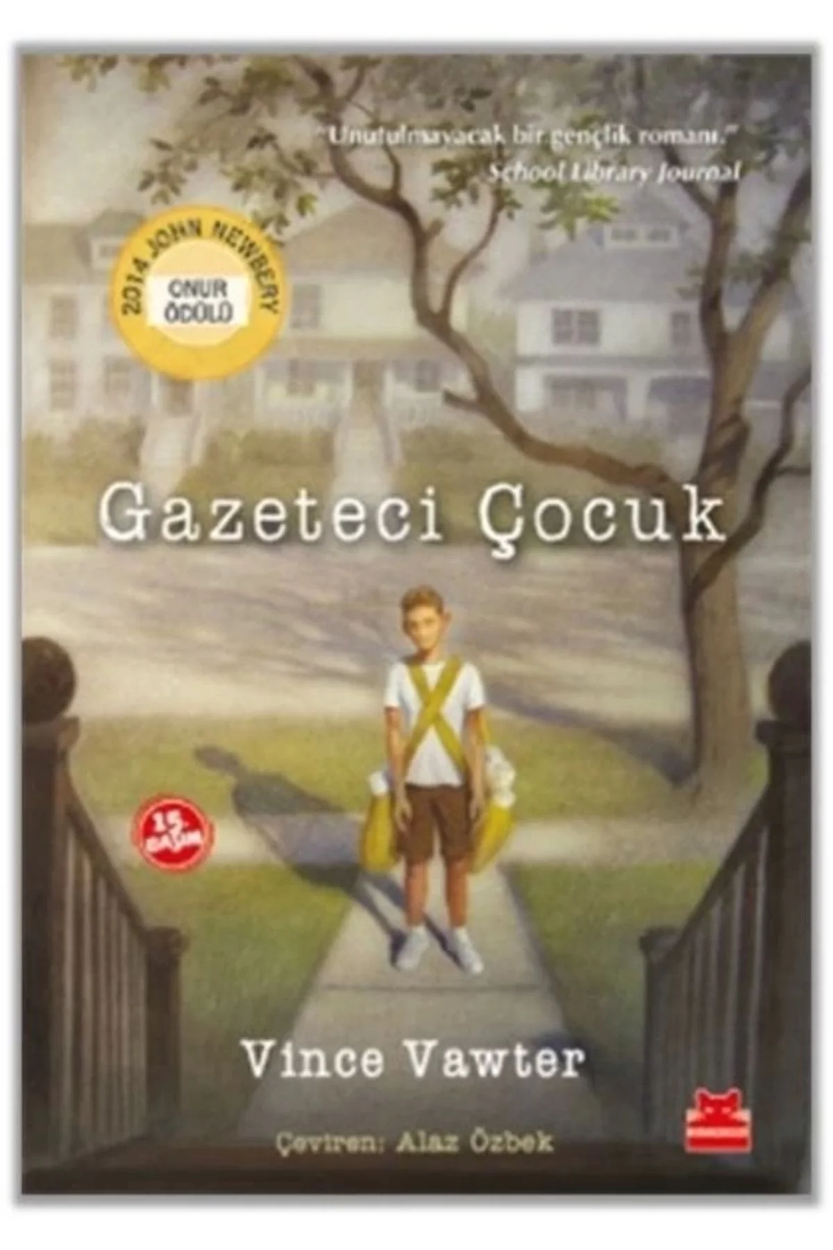 Gazeteci Çocuk Kırmızı Kedi