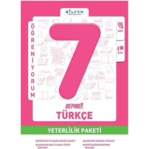 Bilfen 7.Sınıf Türkçe Depar Yeterlilik Paketi