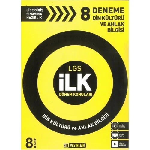 Hız 8.Sınıf Din Kültürü İlk Dönem Konuları Deneme