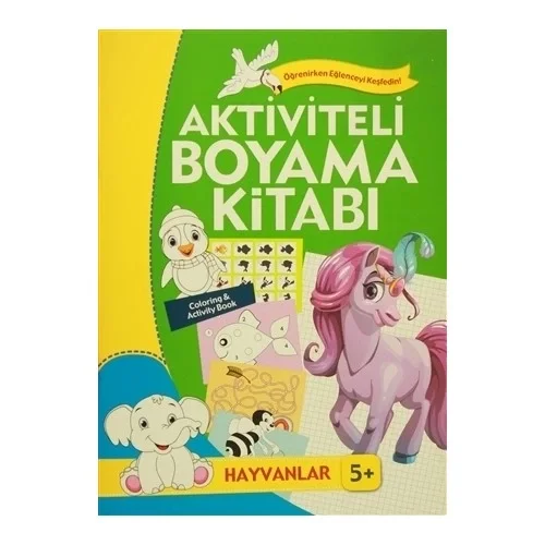 Aktiviteli Boyama Kitabı +5 Taşıtlar Koloni-Mikro