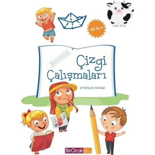 Çizgi Çalışmaları Etkinlik Kitabı 48+Ay Birocak