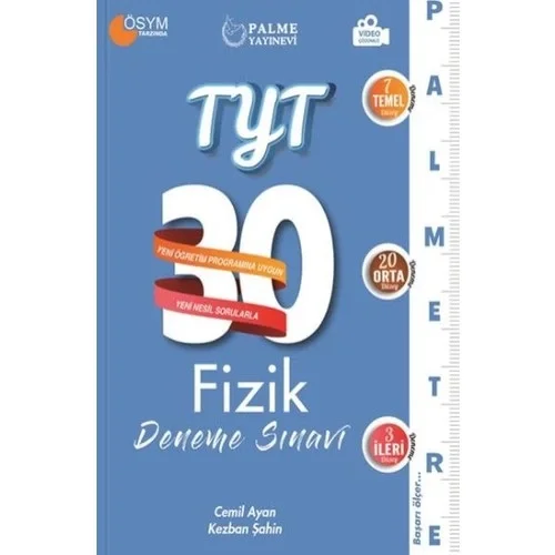 Palme Tyt Fizik 30 Deneme Sinavi