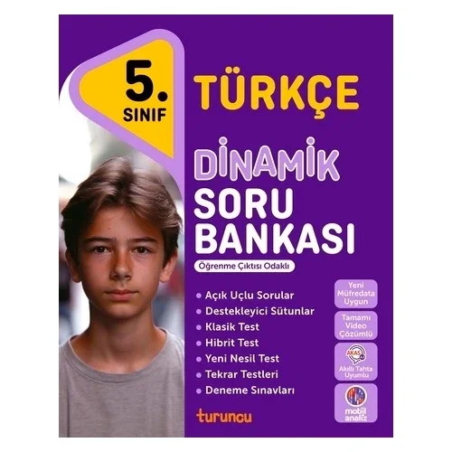 Turuncu 5.Sınıf Türkçe Dinamik Soru Bankası