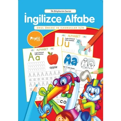 İngilizce Alfabe Okul Öncesi Ve Ilkokullar Için Profil Kitap