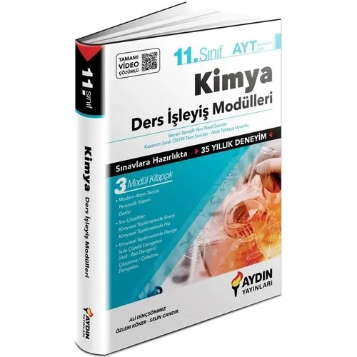 Aydın 11.Sınıf Kimya Ders İşleyiş Modülleri Set Video Çözümlü