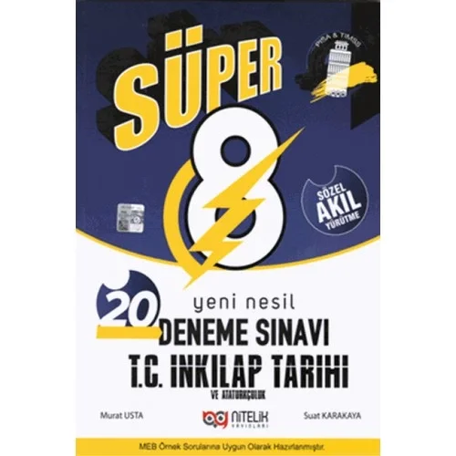 Nitelik 8.Sınıf İnkilap Tarihi 20 Çözümlü Deneme Sınavı