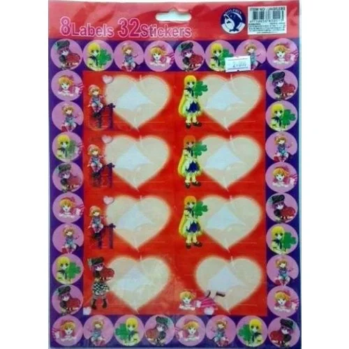 Dolphın La-4 Boy Simli Okul Etiketi 180/180