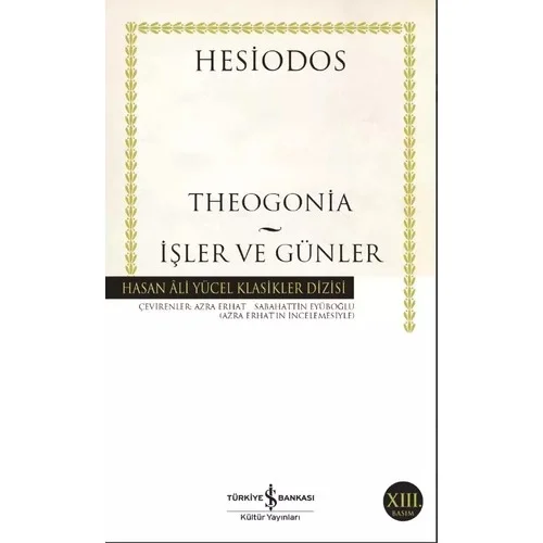Theogonia İşler Ve Günler Hesiodos İş Bankası