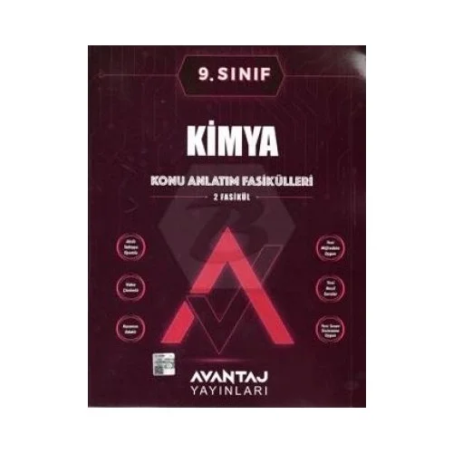 *Kampanya* Avantaj 9.Sınıf Kimya Konu Anlatım Fasikülleri