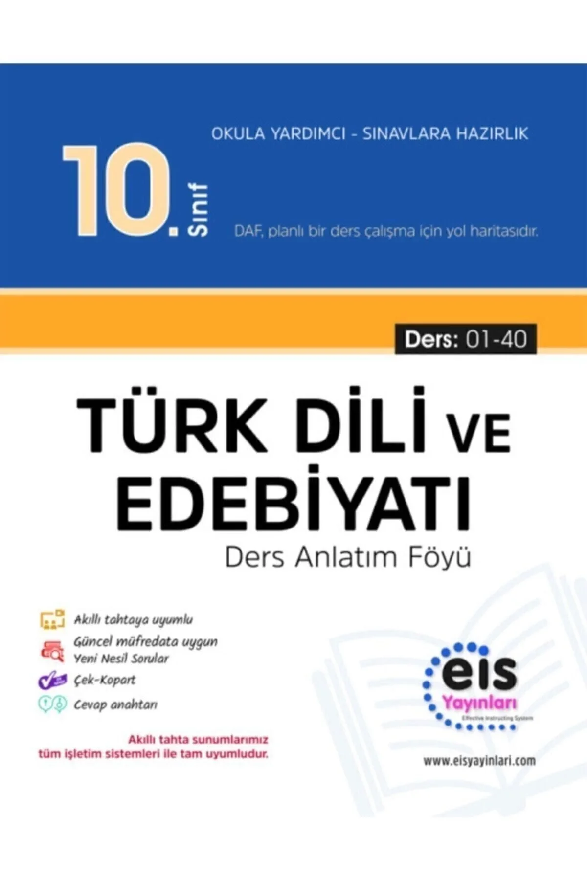 Eis 10.Sınıf Türk Dili Edebiyatı Ders Anlatım Föyü 01-40