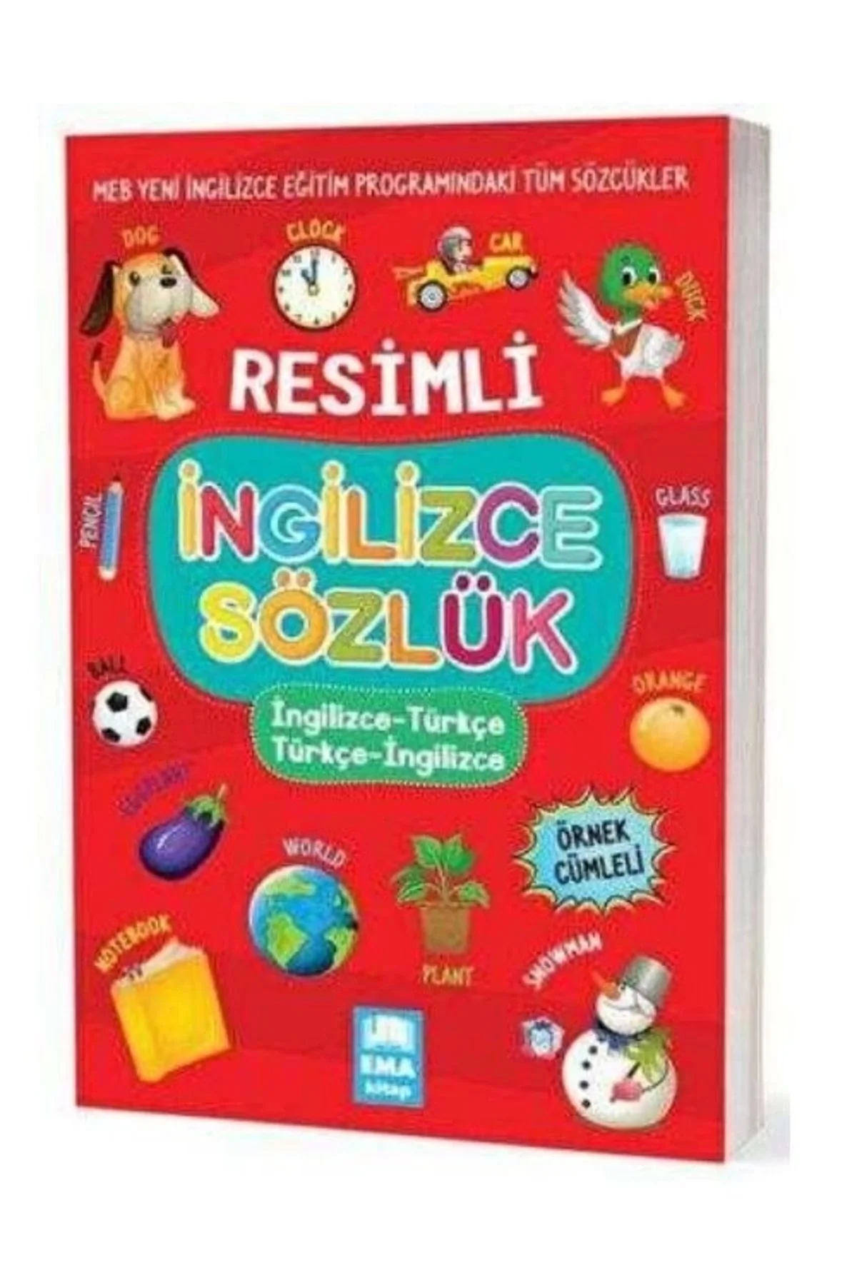 Resimli İngilizce Türkçe Sözlük Örnek Cümleli Ema Kitap