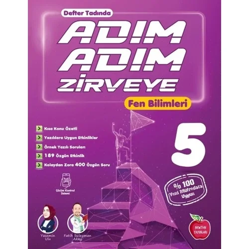 Newton 5.Sınıf Fen Bilimleri Adım Adım Zirveye Defter Tadında