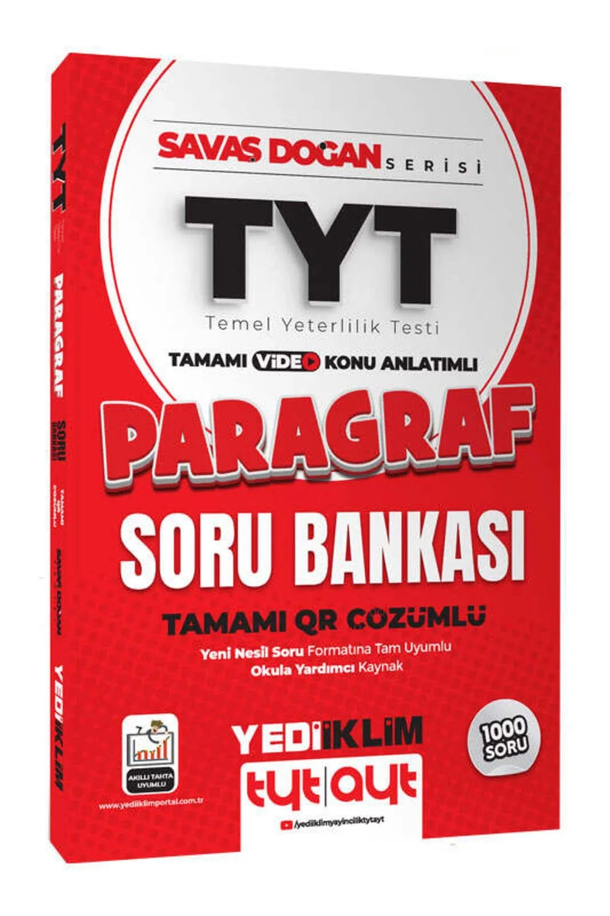 Tyt Paragraf Çözümlü Soru Bankası Yediiklim
