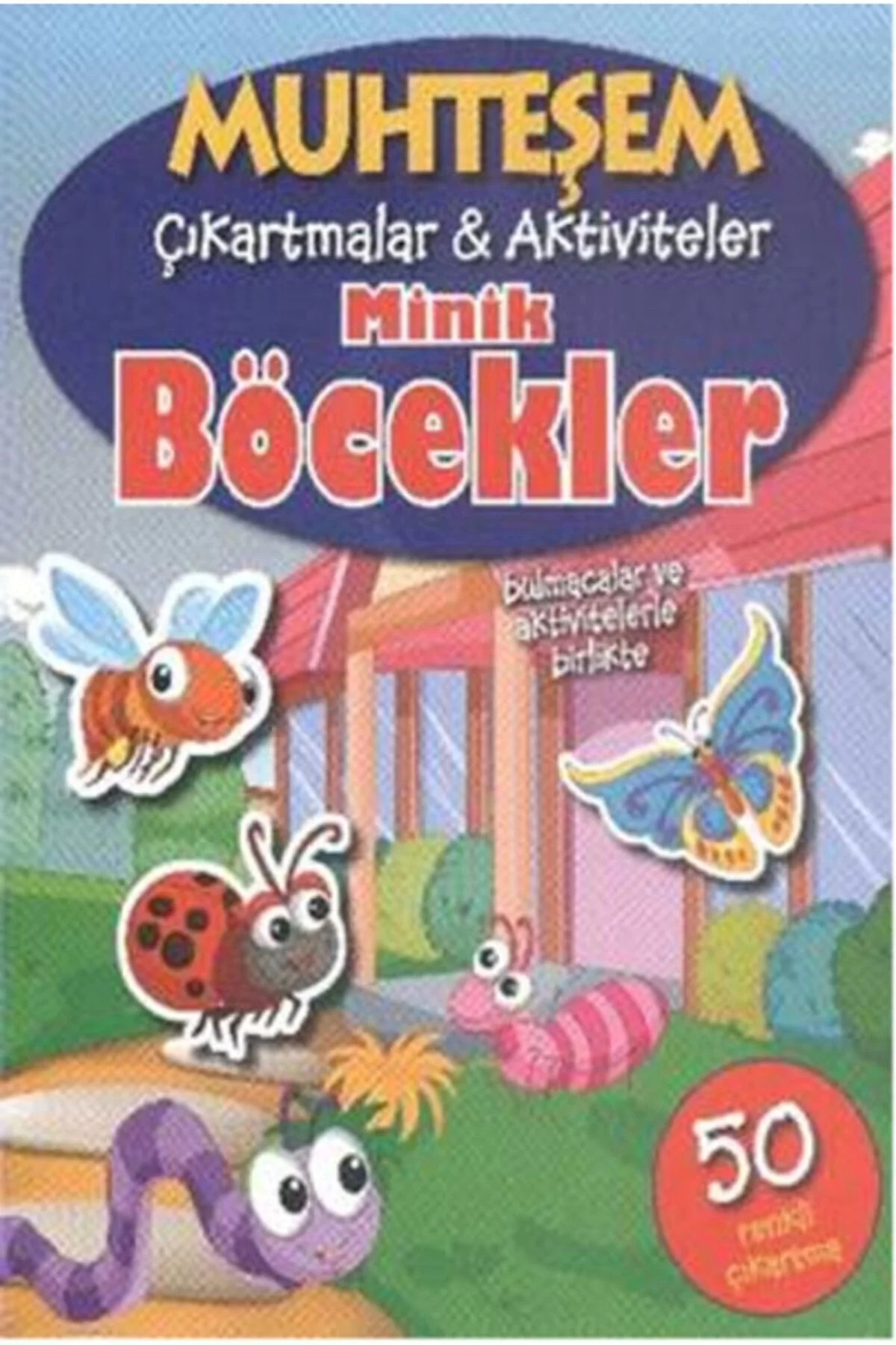 Muhteşem Çikartmalar Aktiviteler Minik Böcekler Parıltı