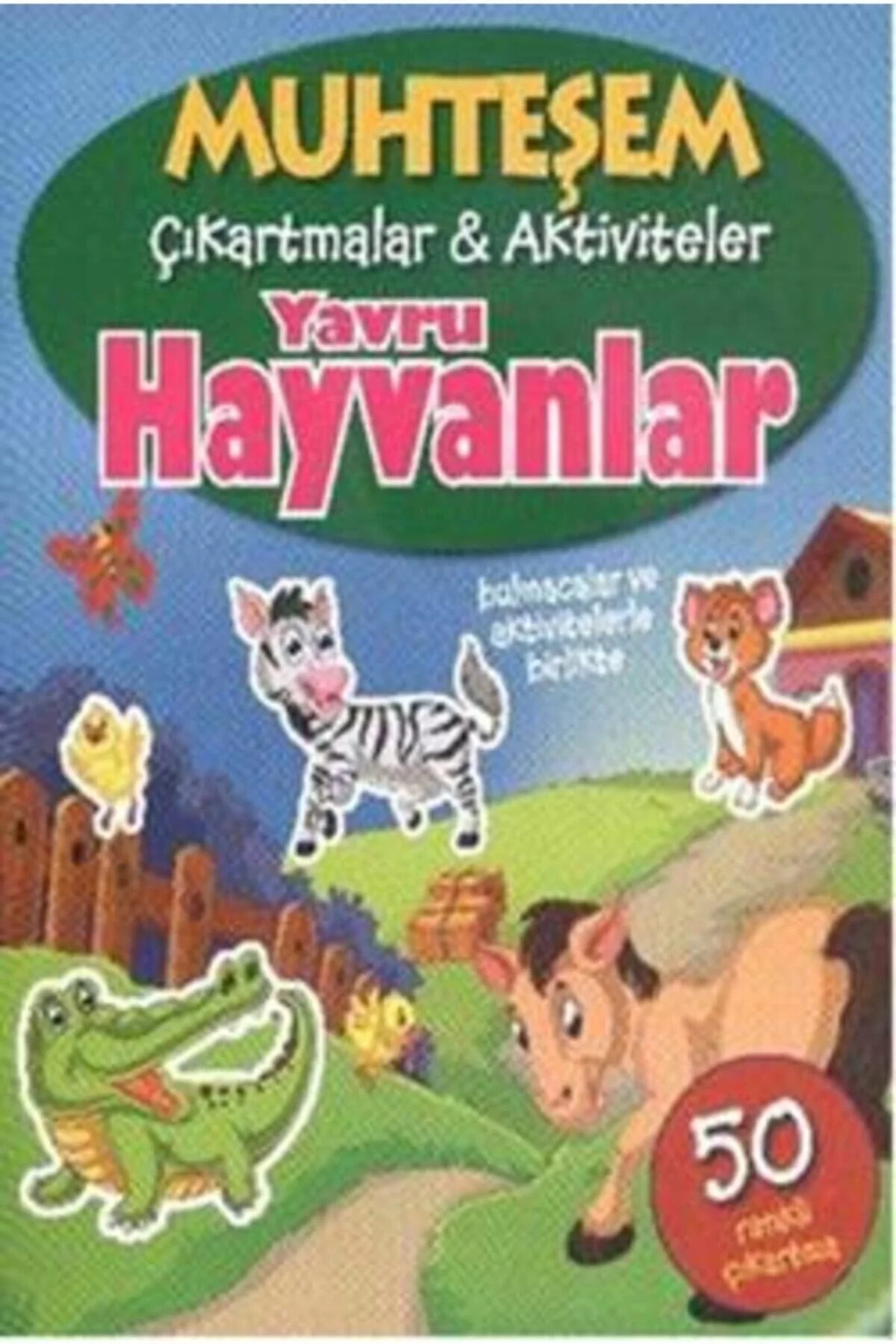 Muhteşem Çikartmalar Aktiviteler Yavru Hayvanlar Parıltı