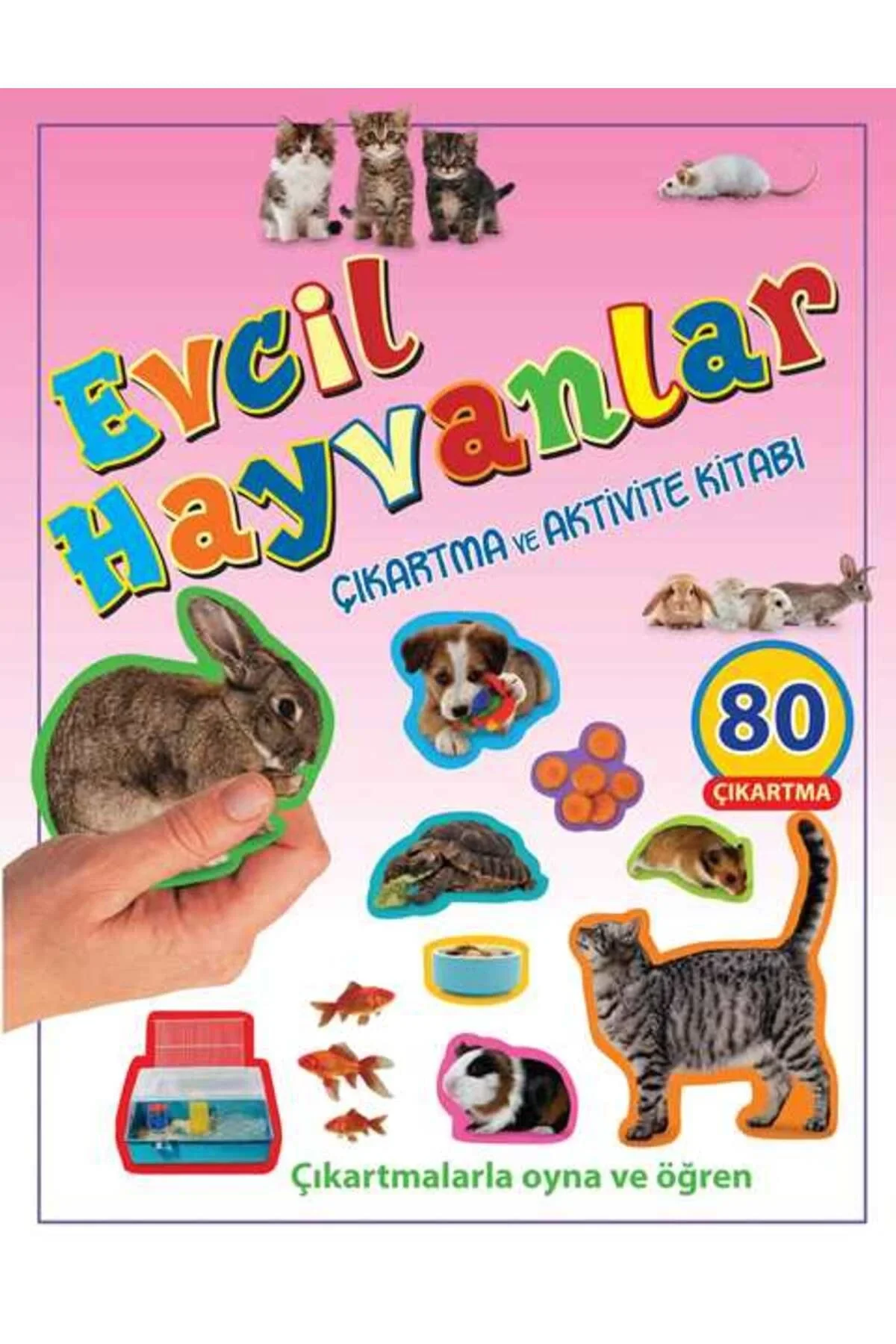 Evcil Hayvanlar Çikartma Ve Aktivite Kitabı Parıltı