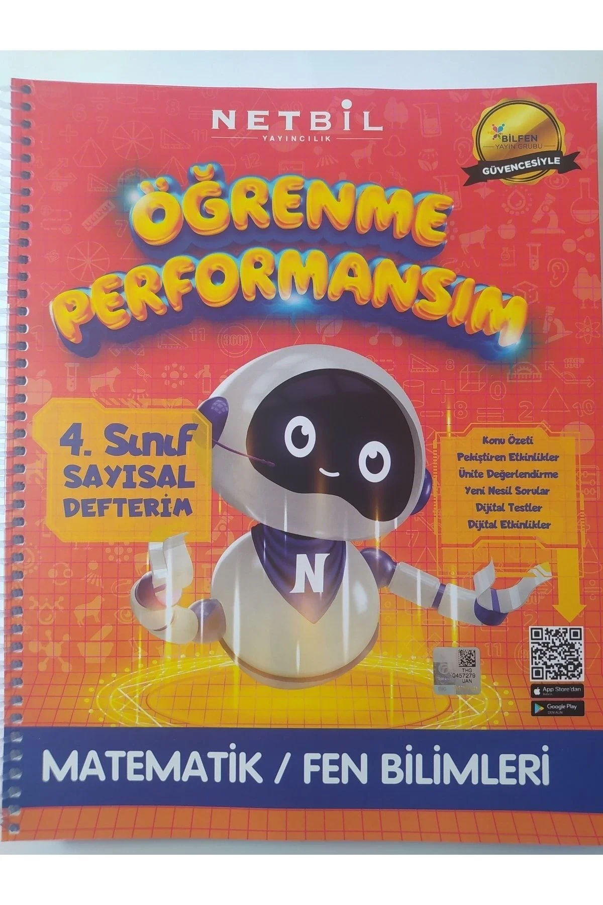 Netbil 4.Sınıf Sayısal Defterim Matematik Fen Bilimleri