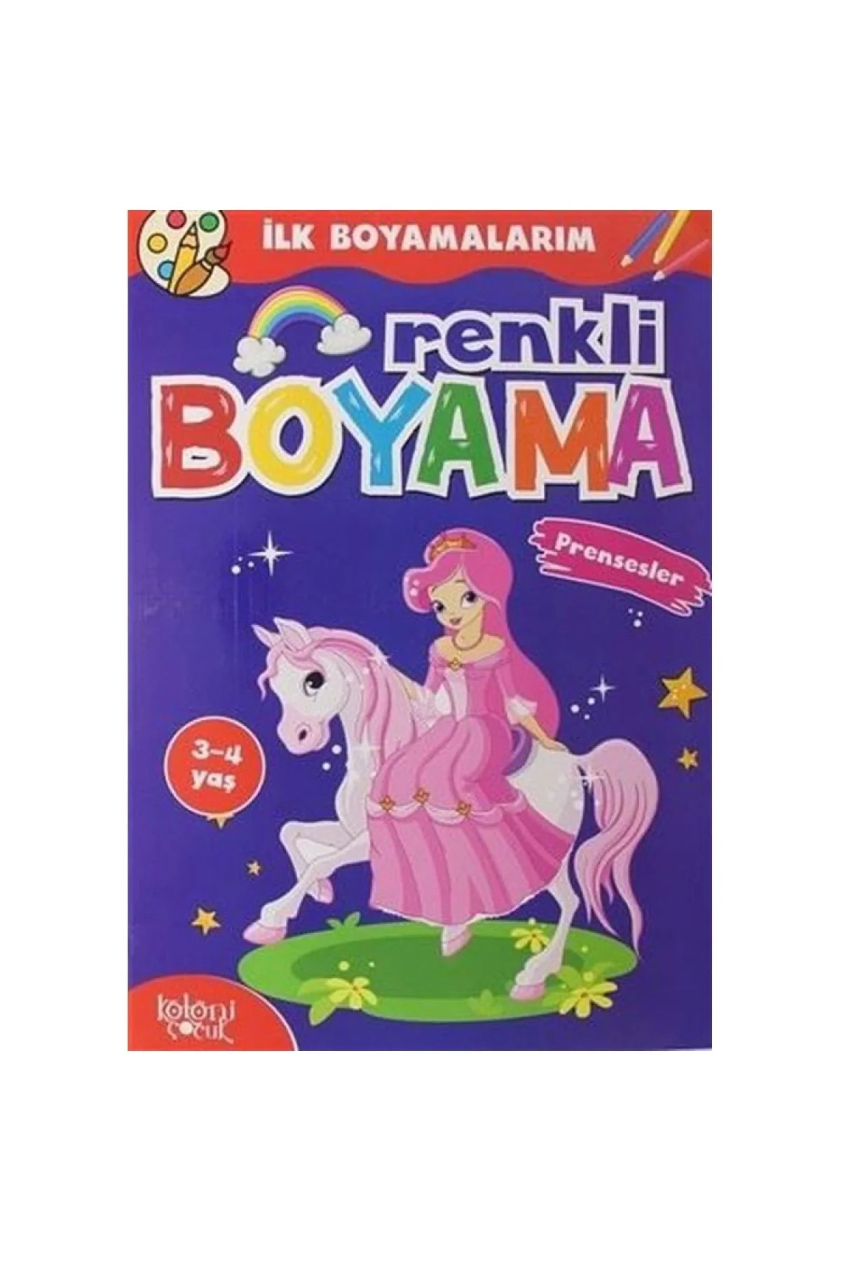 Renkli Boyama Prensesler Koloni