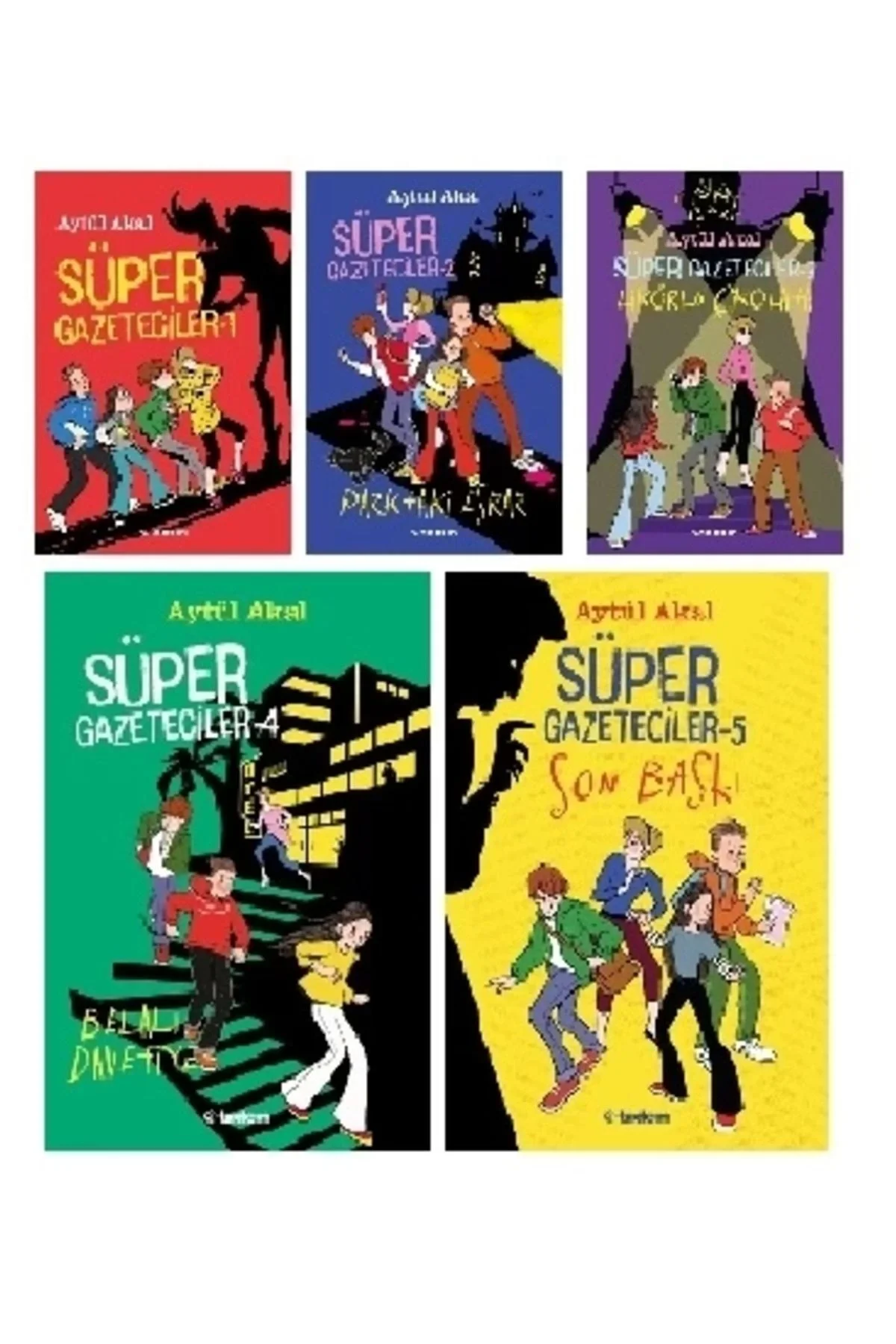 Süper Gazeteciler 5 Kitap Set Aytül Akal Tudem