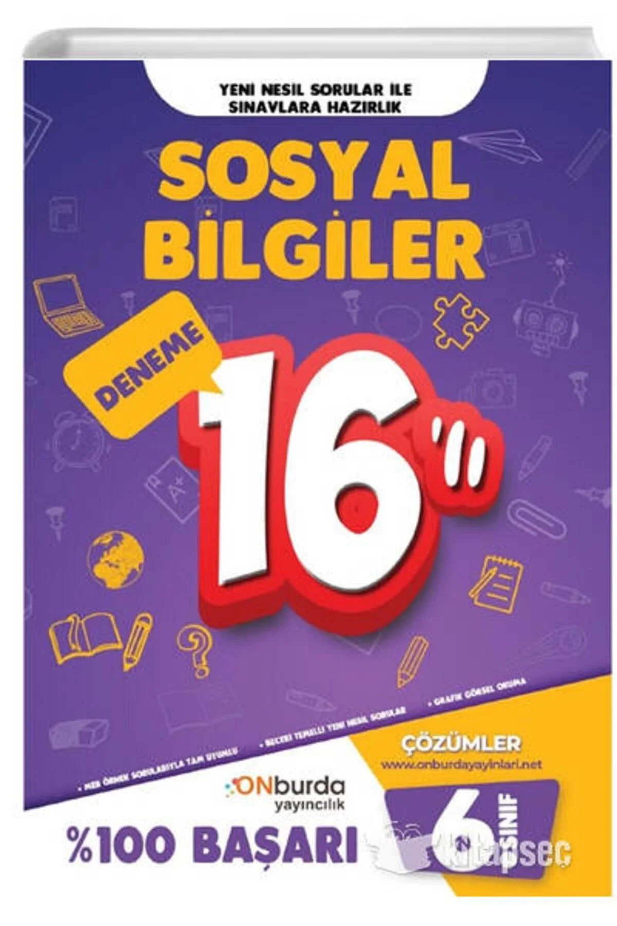 Onburda 5.Sınıf Sosyal Bilgiler 16 Deneme