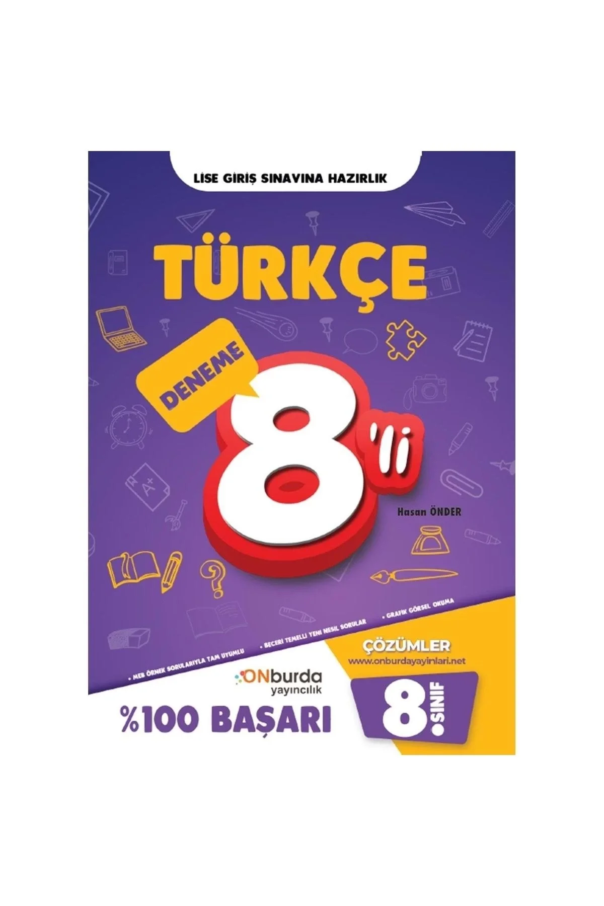 Onburda 8.Sınıf Türkçe 8 Deneme