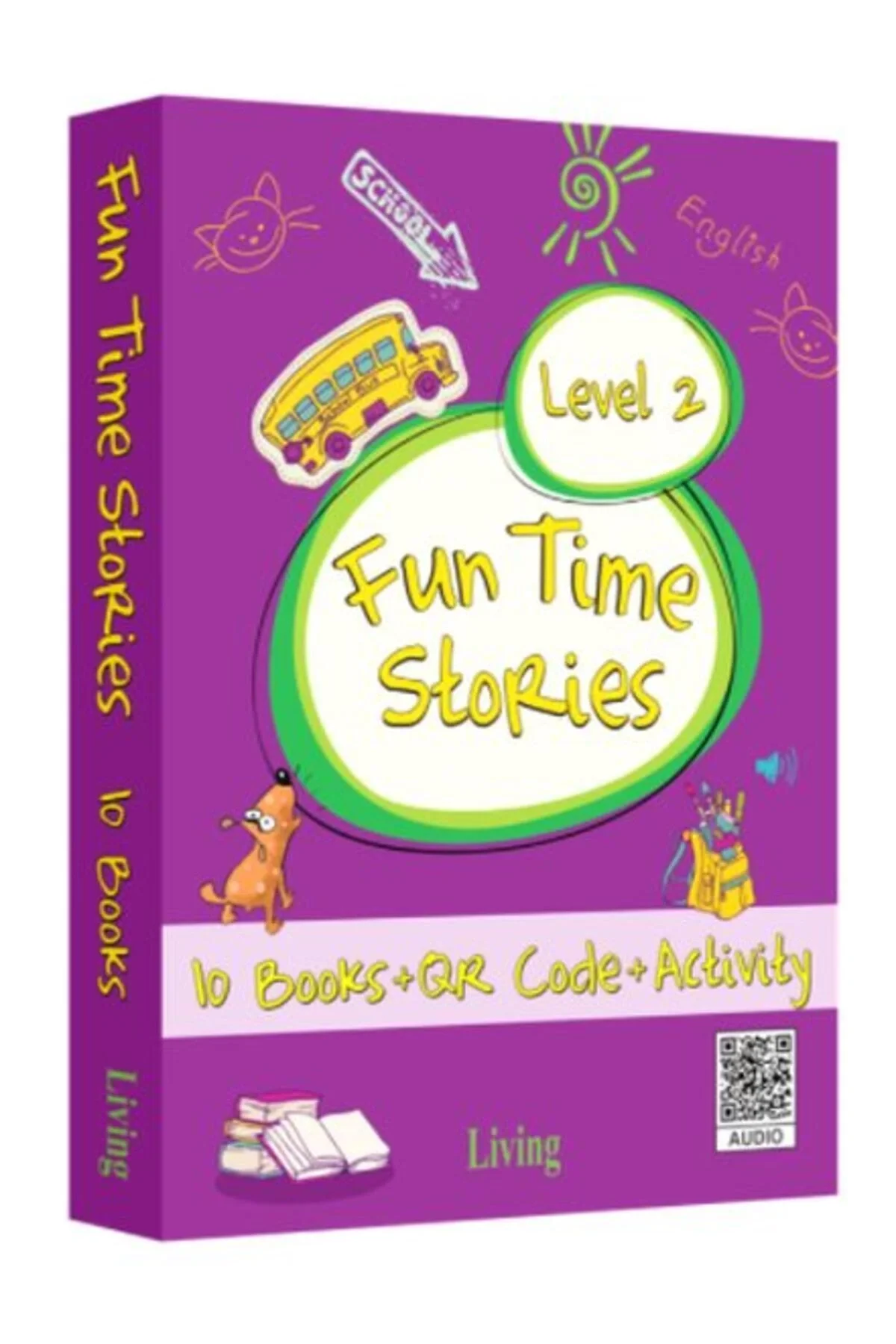Level 2 Fun Time Stories 10 Kitap Living