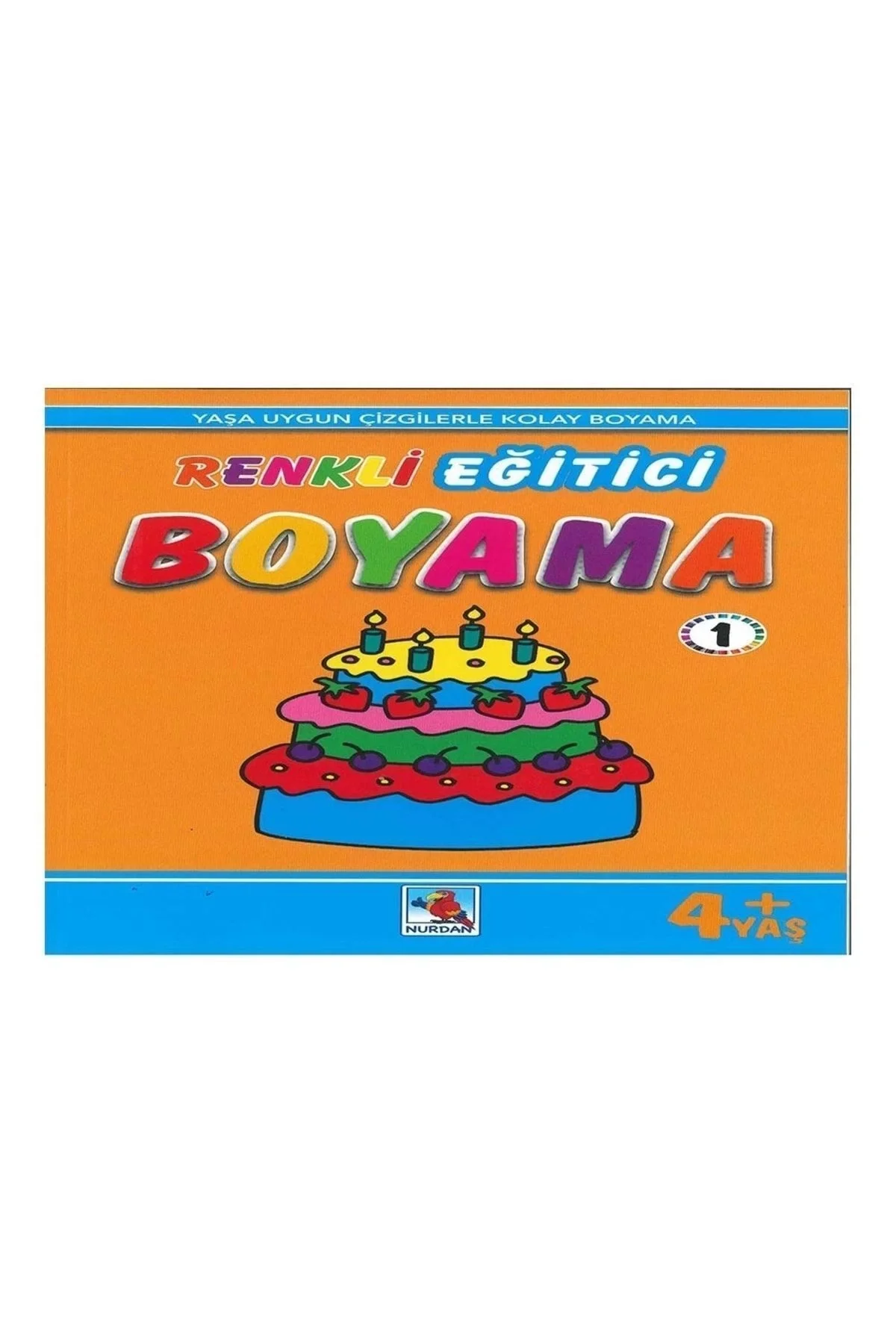 Renkli Eğitici Boyama 1-4+Yaş Nurdan Yayın