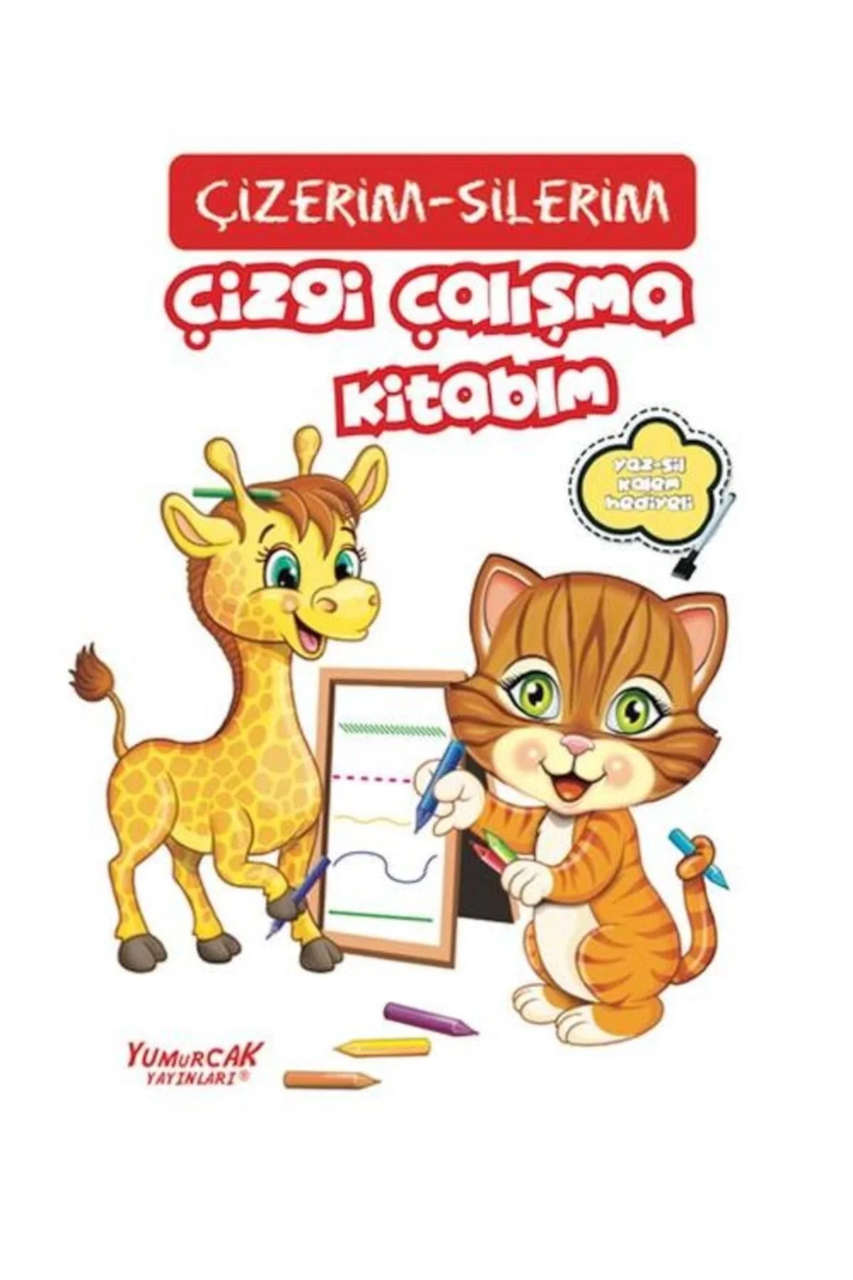Çizerim Silerim Çizgi Çalışma Kitabım Yumurcak