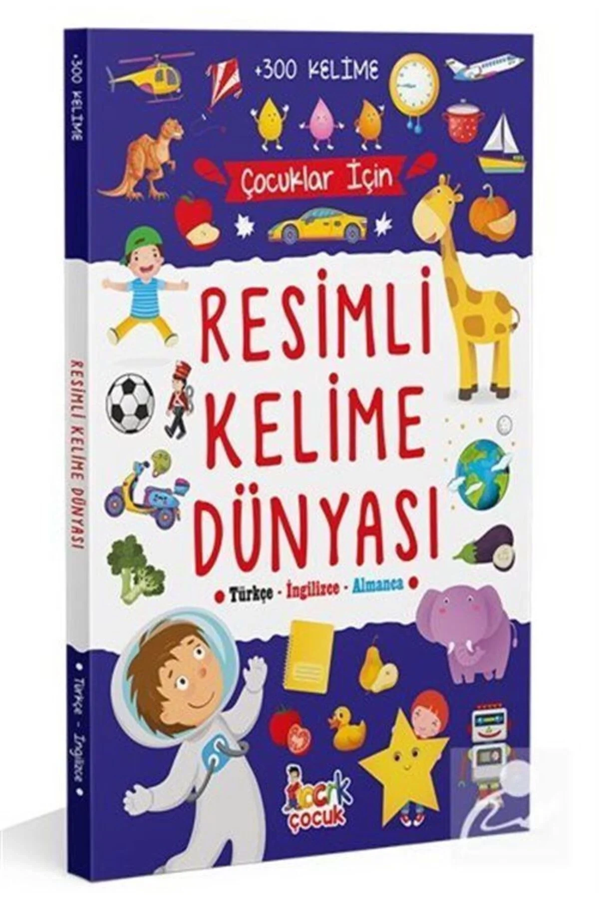Çocuklar İçin Resimli Türkçe İngilizce 300 Kelime Dünyası Büyük Boy Bıcırık