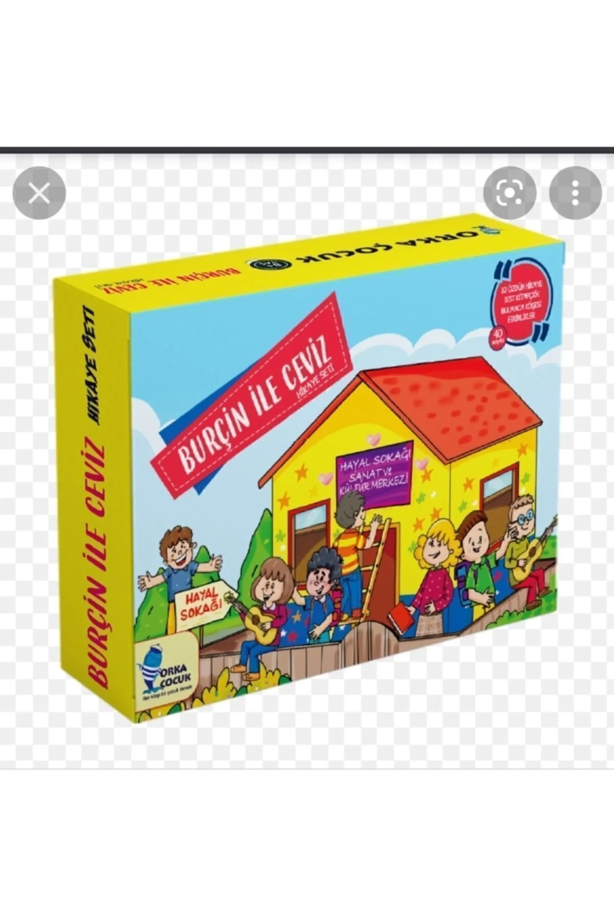 Burçin İle Ceviz 2.Sınıflara Hikaye Seti 10 Kitap Orka Çocuk