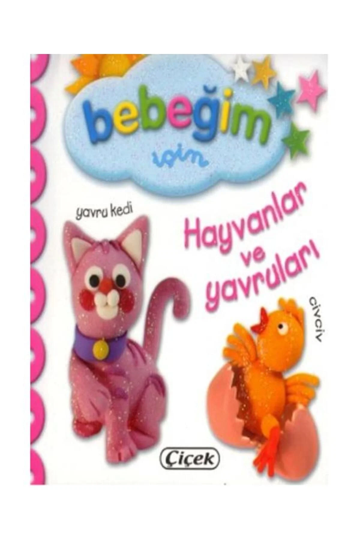 Bebeğim İçin Hayvanlar Ve Yavruları Cep Mini Boy Çiçek Yayın