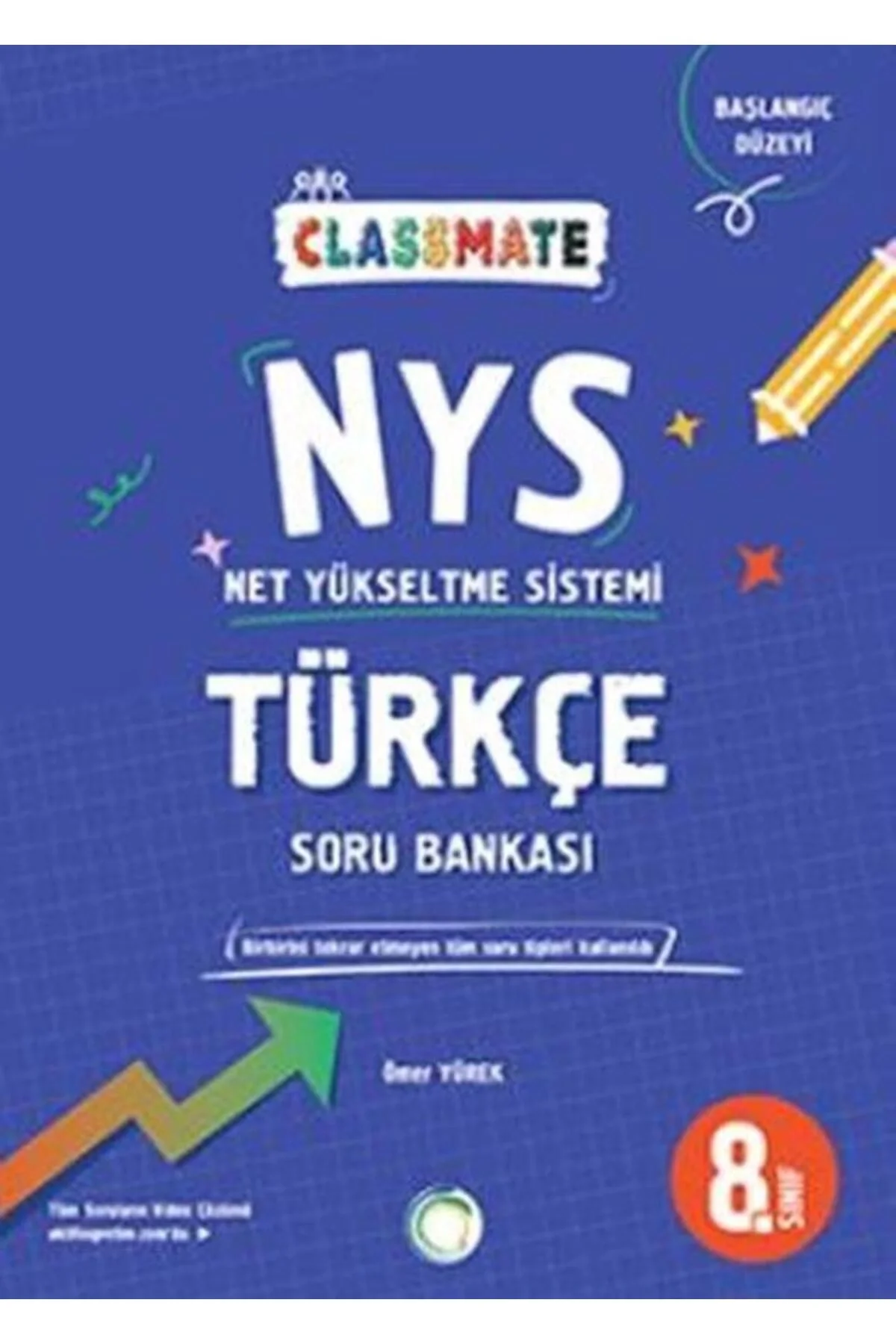 Okyanus 8.Sınıf Türkçe Soru Bankası Classmate Net Yükseltme Sistemi