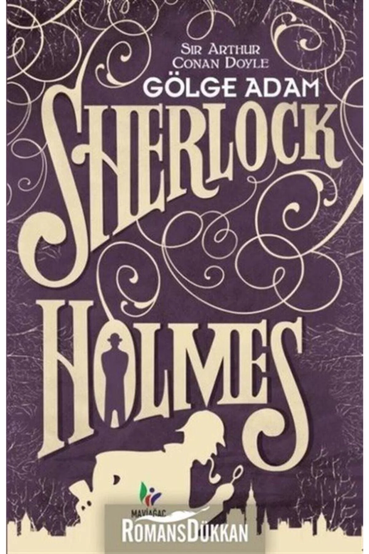 Sherlock Holmes Gölge Adam Mavi Ağaç