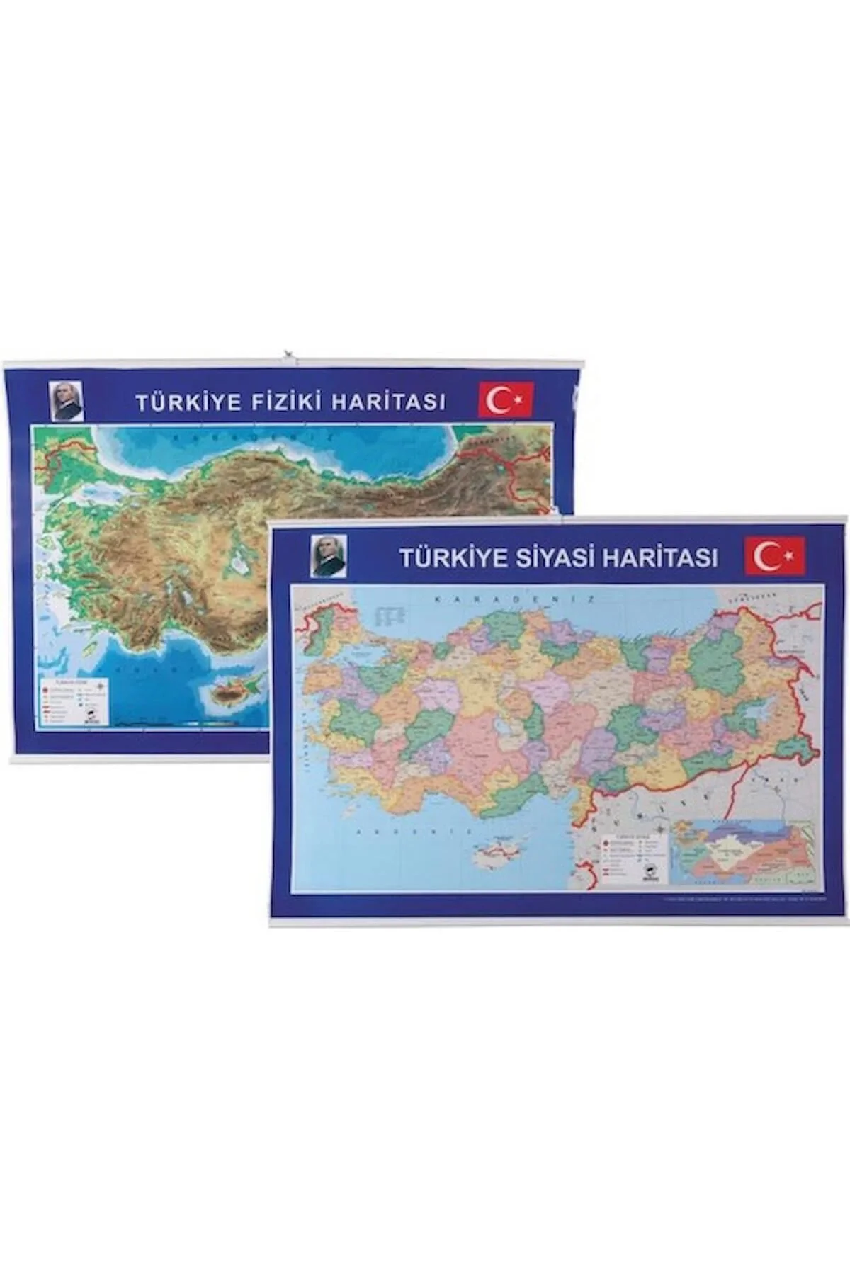 Gülpaş Türkiye Fiziki Ve Siyasi Harita Çıtalı 999