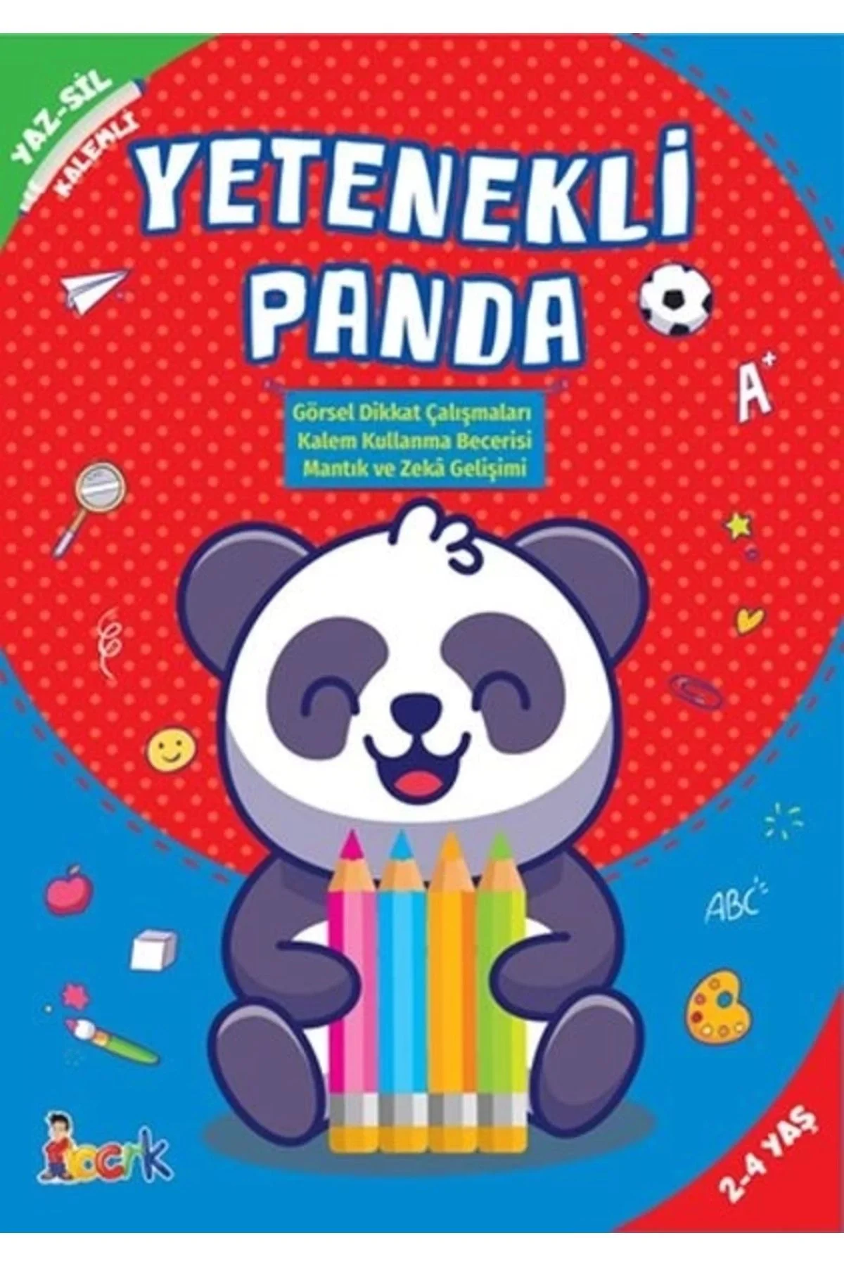 Yetenekli Panda Yaz Sil Kalemli 2-4 Yaş Bıcırık