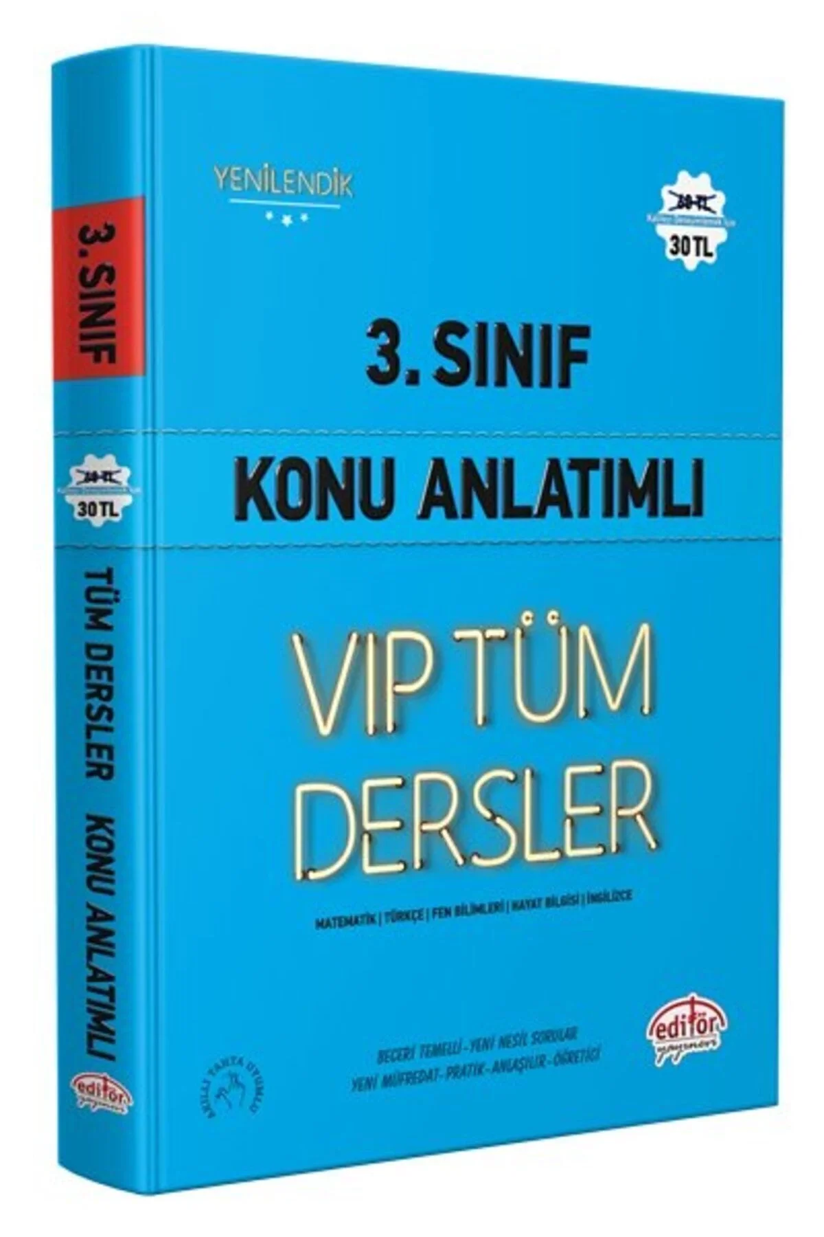 Editör 3.Sınıf Vip Tüm Dersler Konu Anlatım