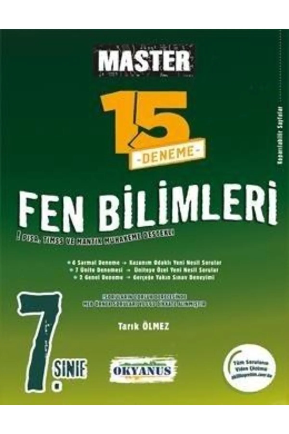 Okyanus 7.Sınıf Fen Bilimleri Master 15 Deneme