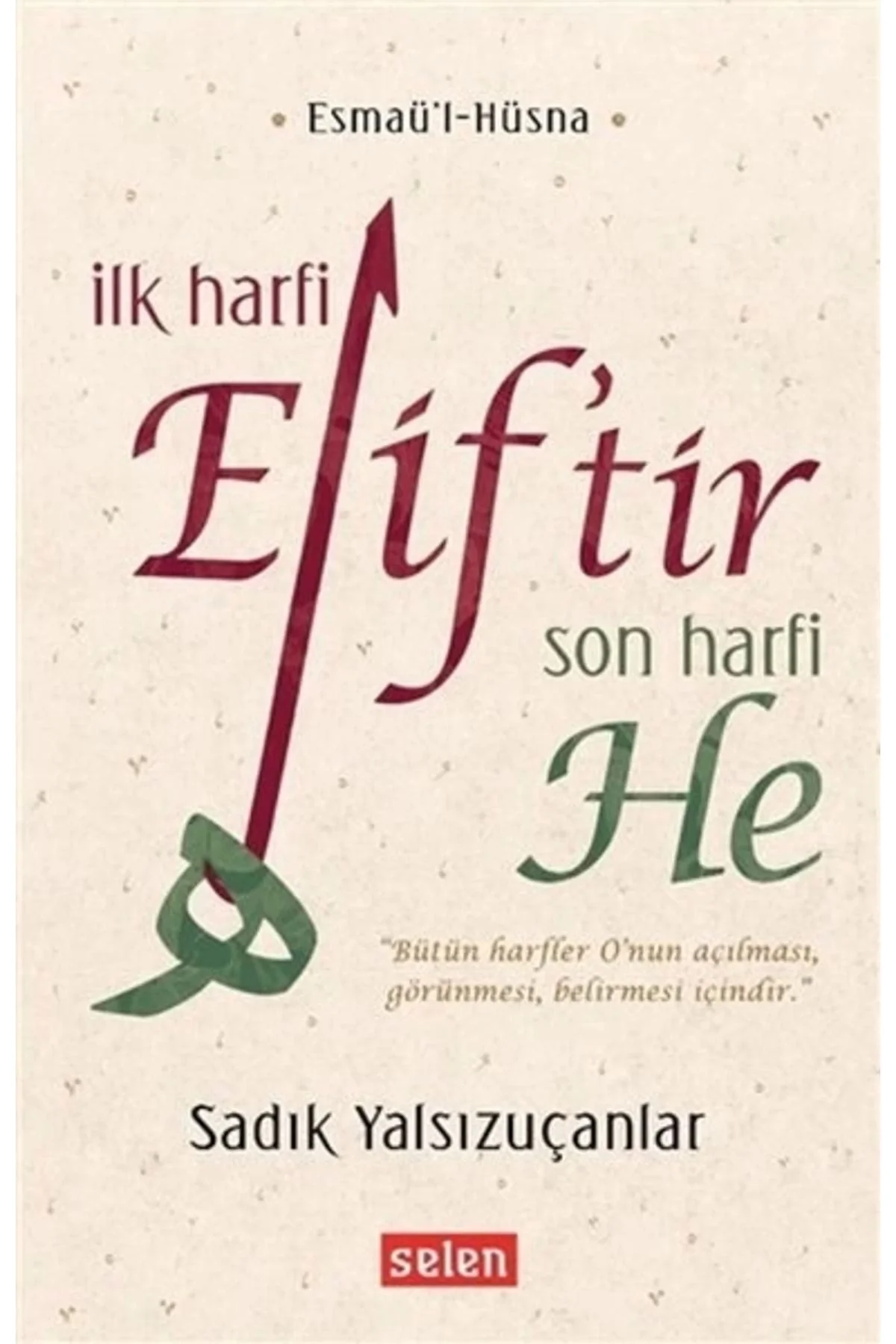 Esmaül Hüsna İlk Harfi Eliftir Son Harfi He Sadık Yalsızuçanlar Selen