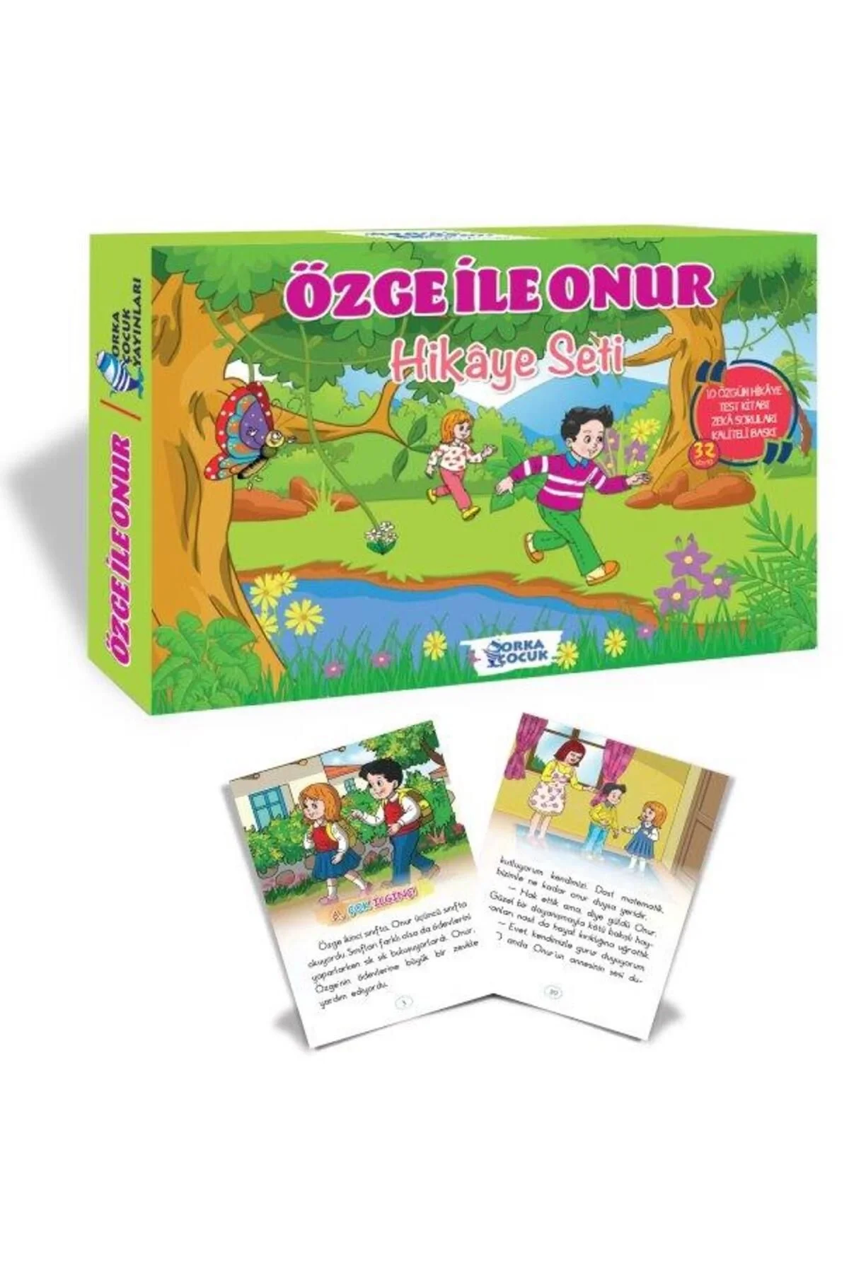 Özge İle Onur 2.Sınıflara Hikaye Seti 10 Kitap Orka Çocuk