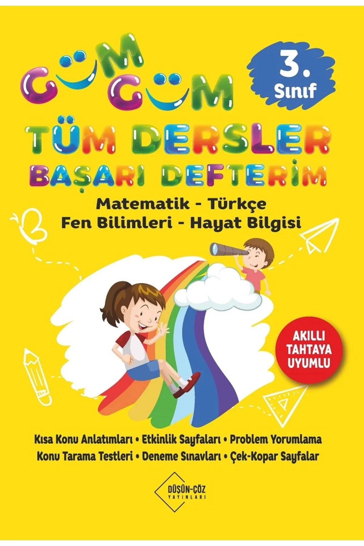 3.Sınıf Gümgüm Tüm Dersler Başarı Defterim Düşün Çöz Yayınları