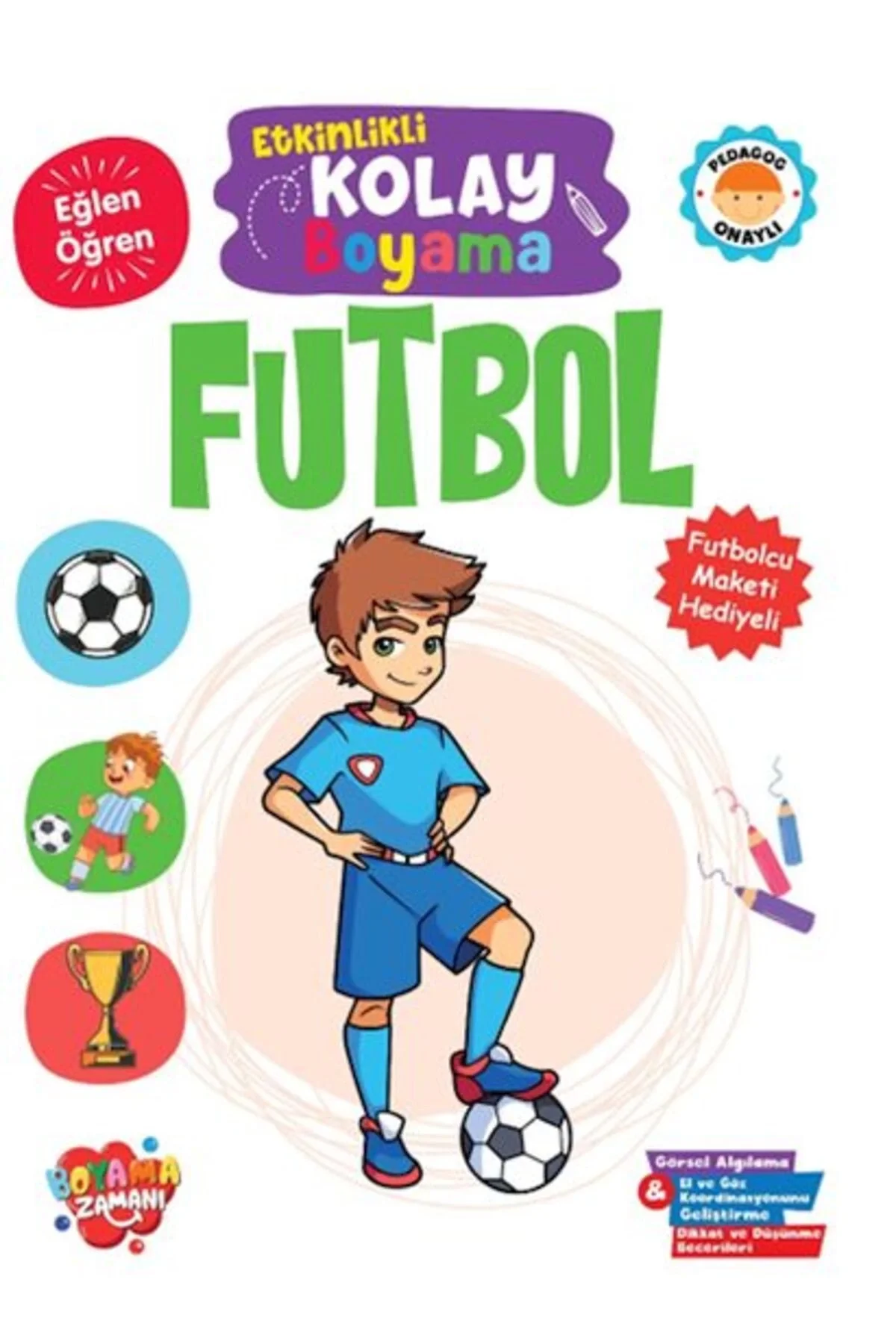 Etkinlikli Futbol Kolay Boyama Kitabı Koloni