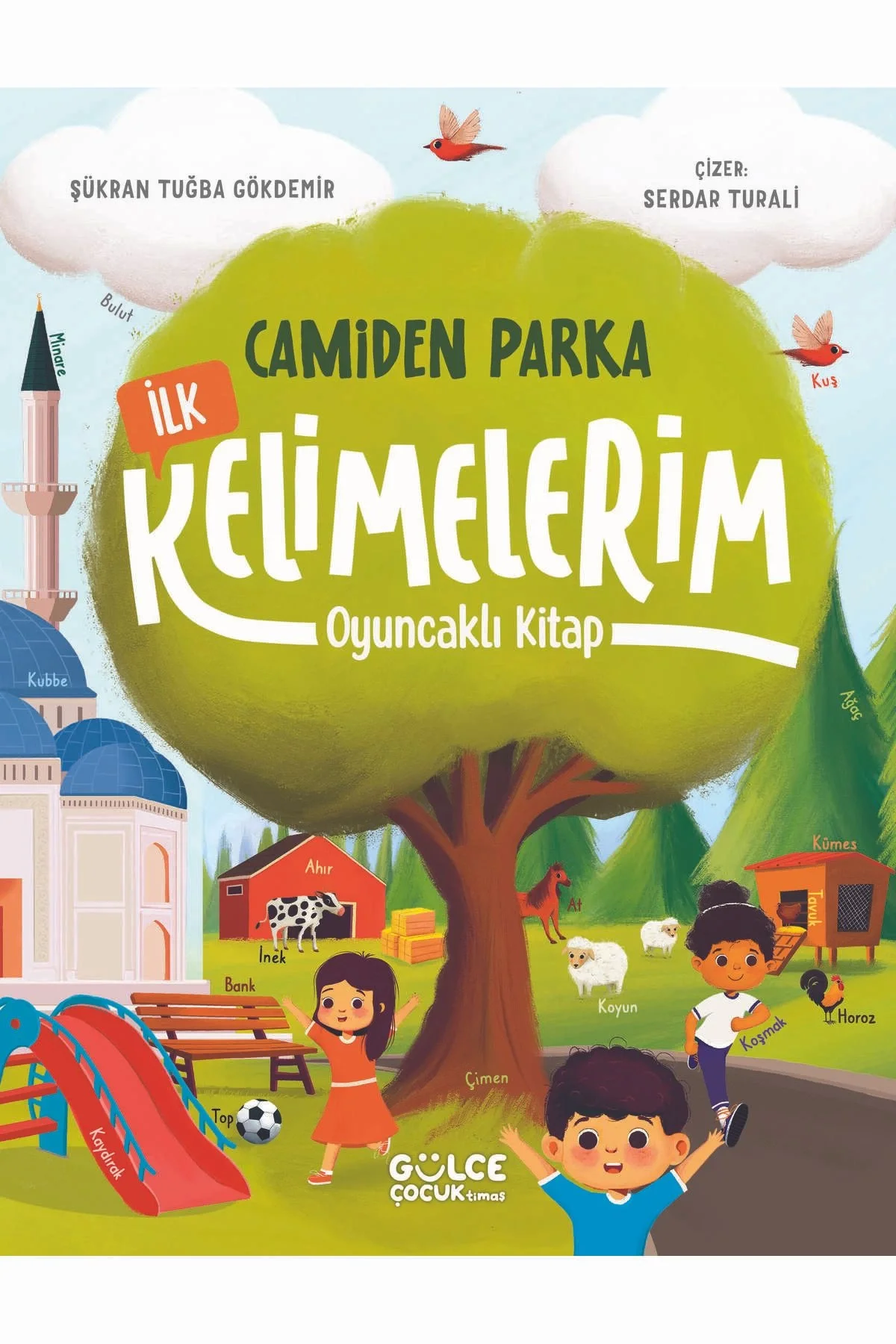Camiden Parka İlk Kelimelerim Oyuncaklı Kitap 4 Kitaplık Kendinden Kutulu Set Gülce Çocuk