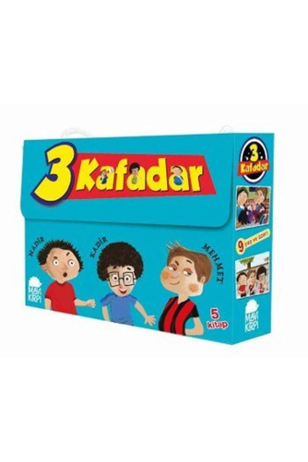 3 KAFADAR 5 KİTAP 3-4.Sınıflara Yaşar Bayraktar Mavi Kirpi