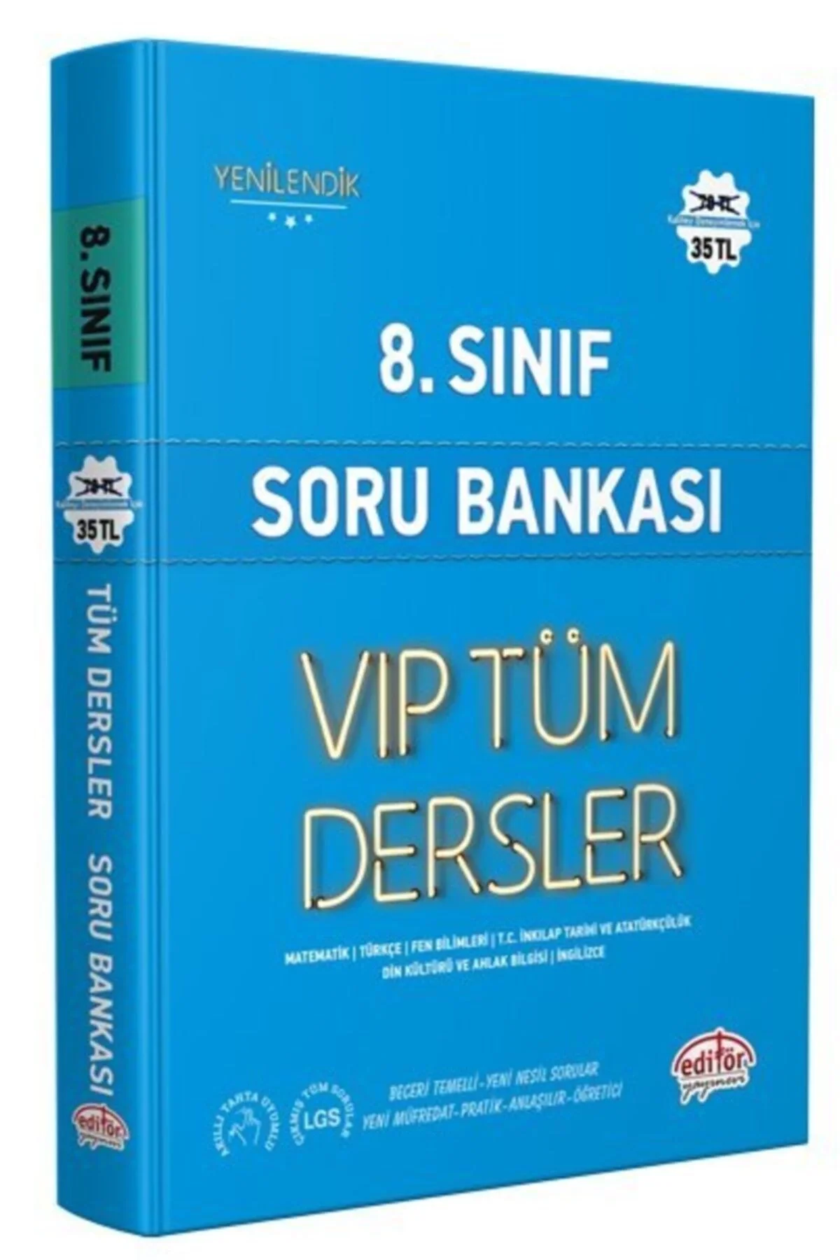 Editör 8.Sınıf Vip Tüm Dersler Soru Bankası