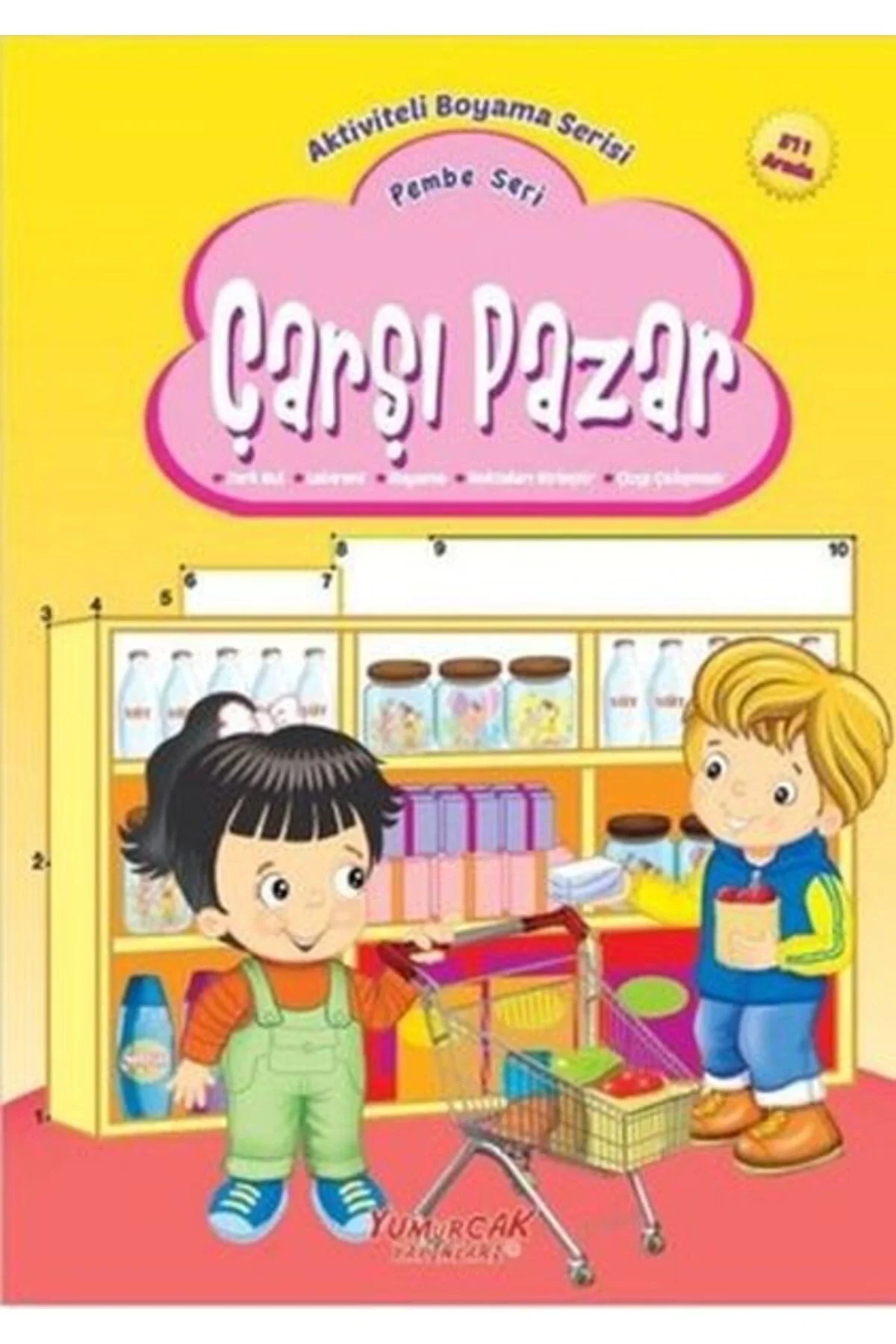 Aktiviteli Boyama Pembe Serisi Yumurcak