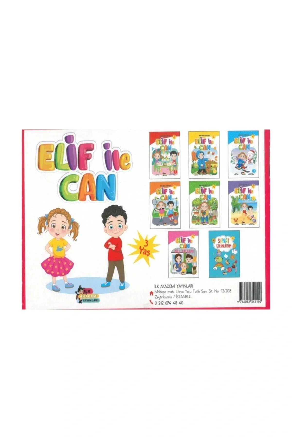 Elif İle Cac Okul Öncesi Eğitim Seti 36 Ay İlk Akademi Yayınları
