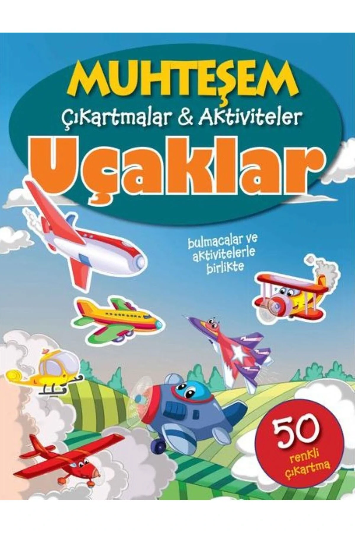 Muhteşem Çikartmalar Aktiviteler Uçaklar Parıltı