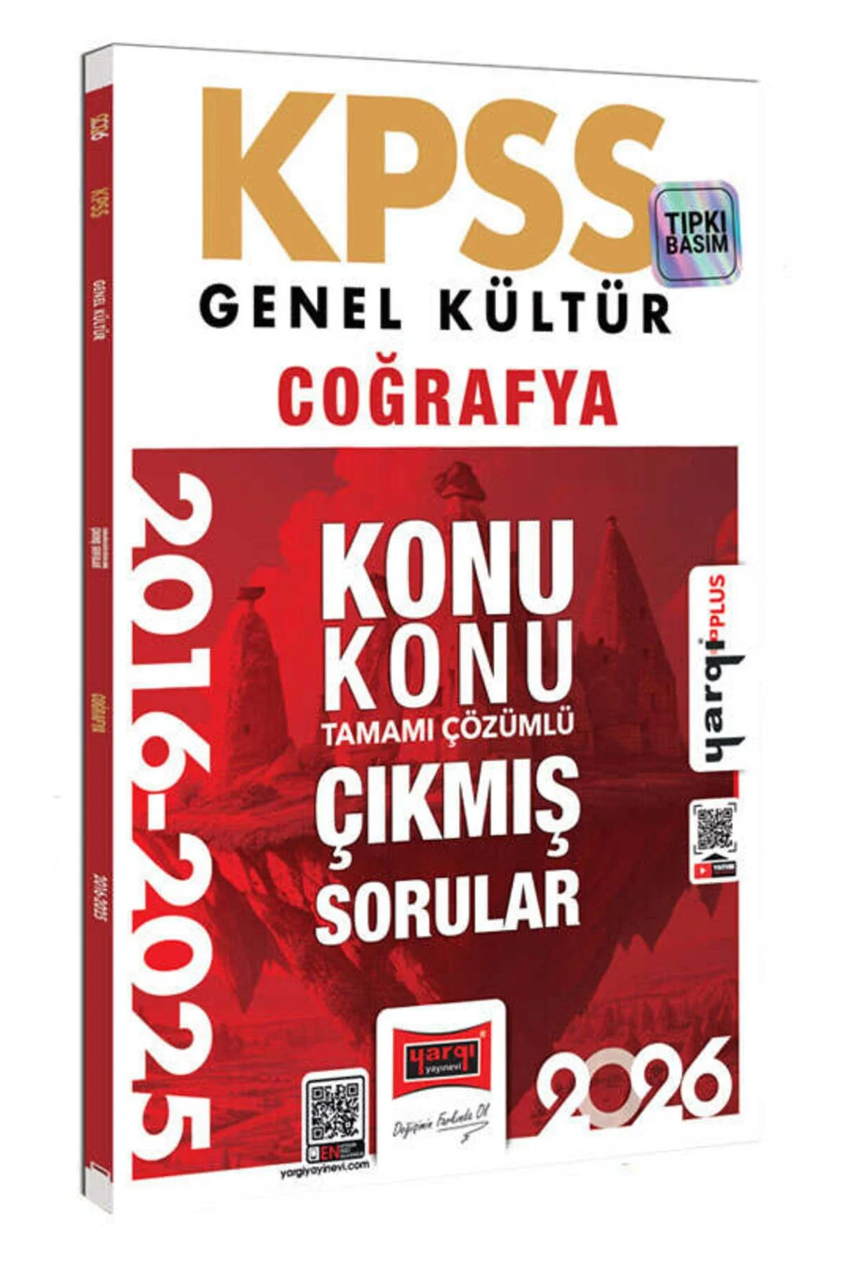Yargı 2026 Kpss Gk Coğrafya 2016-2025 Çıkmış Çözümlü Sorular