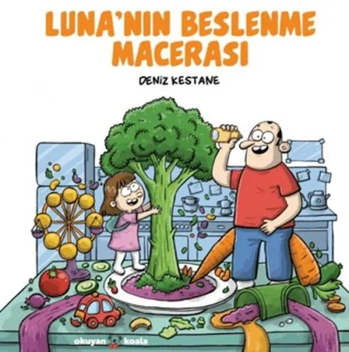 Lunanın Beslenme Macerası DEniz Kestane Okuyan Koala